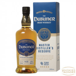 The Dubliner Réserve - Whiskies - Assemblage des septs meilleurs Whiskeys de la distillerie. Fabriqué par WHISKIES DU MONDE à MERIGNAC (Gironde-33).