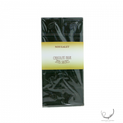 Tablette de Chocolat Noir Sans Sucre - Chocolats - Tablette de chocolat noir sans sucre. Fabriqué par CHOCOLATERIE NOUGALET à LUC SUR AUDE (Aude-11).