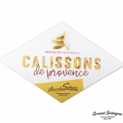 Calissons de Provence 230g - Confiseries - Calissons de Provence original. Fabriqué par ARNAUD SOUBEYRAN à MONTELIMAR Cedex (Drôme-26).