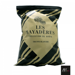 Chips Bayadères à la Truffe Blanche 100g - Chips - Chips à la truffe blanche. Distribué par ALIMENTATION FINE DE FRANCE à BERGERAC (Dordogne-24).