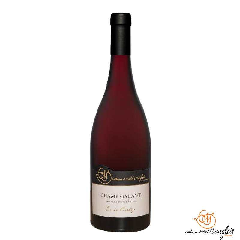 Coteaux du Giennois "Champ Galant" - Val de Loire Rouges - Assemblage de Pinot Noir et de Gamay. Fabriqué par DOMAINE C. ET M. LANGLOIS à POUGNY (Nièvre-58).