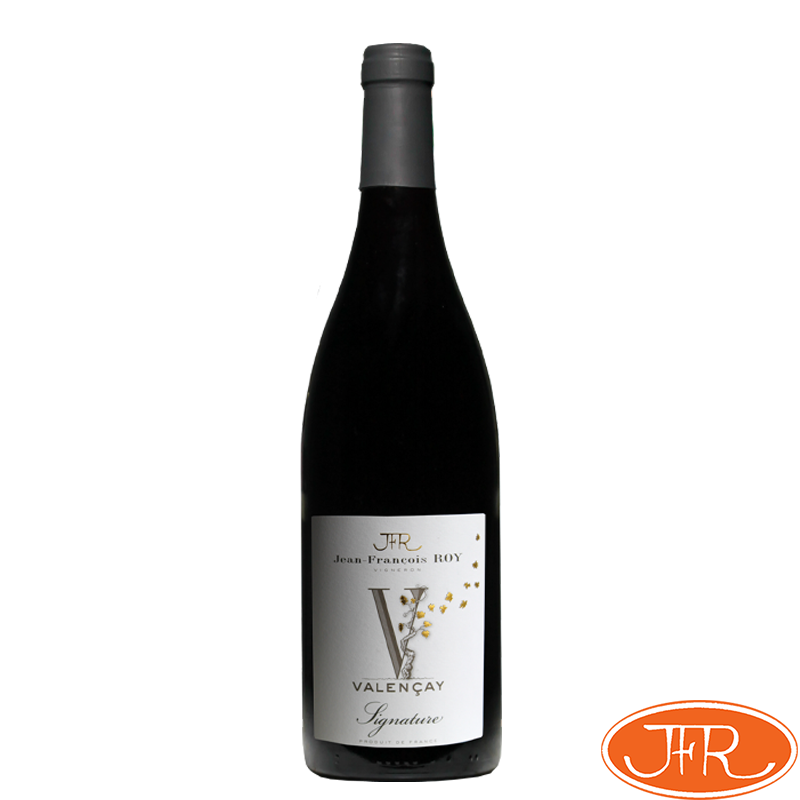 Valençay Rouge "Signature" - Val de Loire Rouges - Assemblage Gamay, de Pinot Noir et de Côt. Fabriqué par JEAN FRANCOIS ROY à LYE (Indre-36).