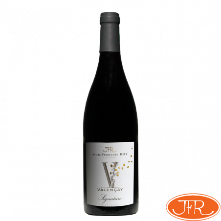 Valençay Rouge "Signature" - Val de Loire Rouges - Assemblage Gamay, de Pinot Noir et de Côt. Fabriqué par JEAN FRANCOIS ROY à LYE (Indre-36).