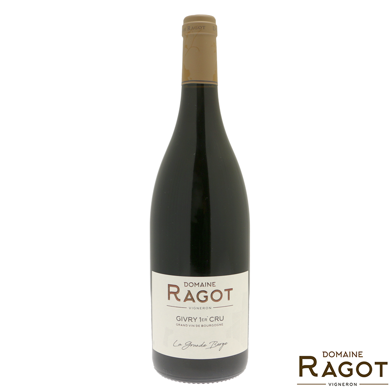 Givry 1er Cru Rouge la Grande Berge - Bourgogne Rouges - 100% Pinot Noir. Fabriqué par DOMAINE RAGOT à GIVRY (Saône-et-Loire-71).