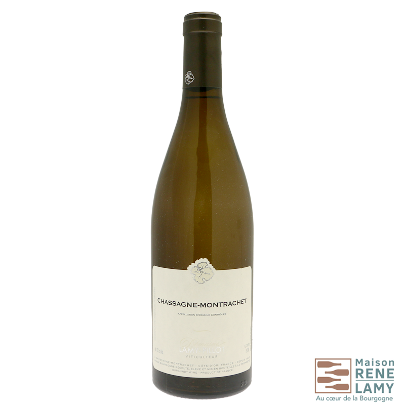 Chassagne Montrachet Blanc - Bourgogne Blancs - 100% Chardonnay. Distribué par RENE LAMY à LEVERNOIS (Côte-d'Or-21).
