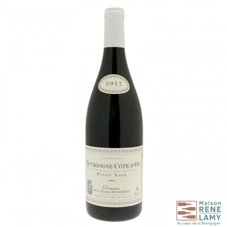 Bourgogne Rouge Bouzereau - Bourgogne Rouges - 100% Pinot Noir. Distribué par RENE LAMY à LEVERNOIS (Côte-d'Or-21).