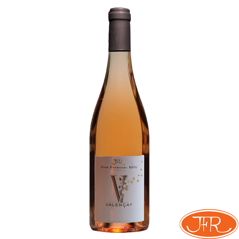 Valençay Rosé - Val de Loire Rosés - Assemblage Gamay, de Pinot Noir et de Côt. Fabriqué par JEAN FRANCOIS ROY à LYE (Indre-36).