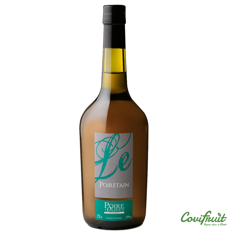 Poiretain 75cl 17° - Apéritifs - Jus de Raisin Muté à l'Eau de Vie de Poire d'Olivet. Fabriqué par COVIFRUIT à OLIVET (Loiret-45).