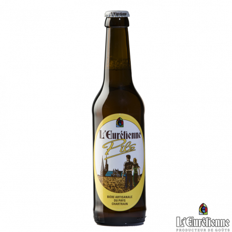 Bière Pils 33cl - Bières - Bière Pils. Fabriqué par L'EURELIENNE à SOURS (Eure-et-Loir-28).