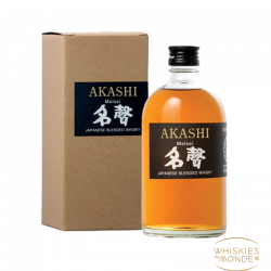 Akashi Meïsi - Whiskies - Blend avec 45% de malt, veilli en fûts de chêne Américian. Fabriqué par WHISKIES DU MONDE à MERIGNAC (Gironde-33).
