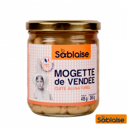 Mogettes de Vendée au Naturel - Légumes en Bocaux, Cuisinés et Sous Vides - Haricot blanc de vendée nature. Fabriqué par PSMA LA SABLAISE à LES SABLES D'OLONNES (Vendée-85).