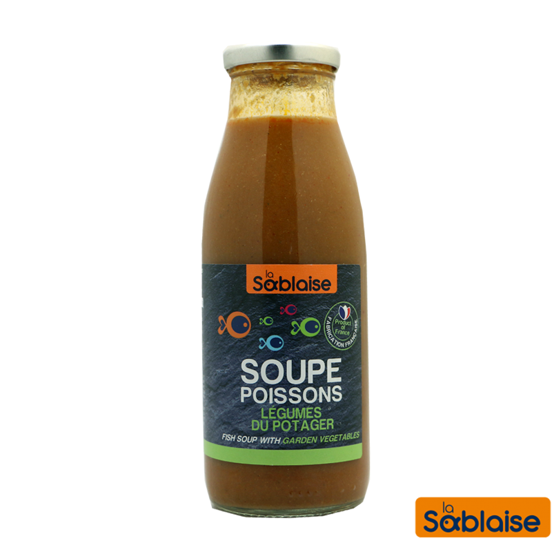 Soupe de Poissons aux Légumes du Potager - Soupes de Poissons - Soupe de poissons aux légumes du potager. Fabriqué par PSMA LA SABLAISE à LES SABLES D'OLONNES (Vendée-85).
