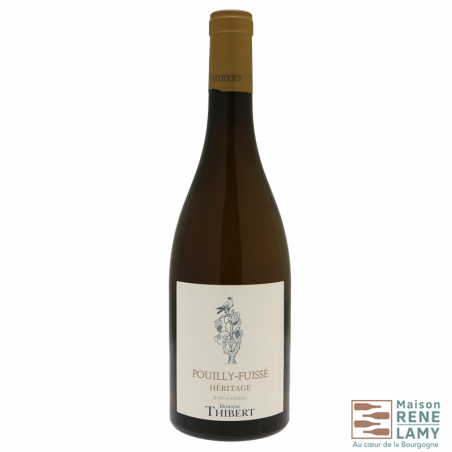 Pouilly Fuisse "Héritage" - Bourgogne Blancs - 100% Chardonnay. Distribué par RENE LAMY à LEVERNOIS (Côte-d'Or-21).