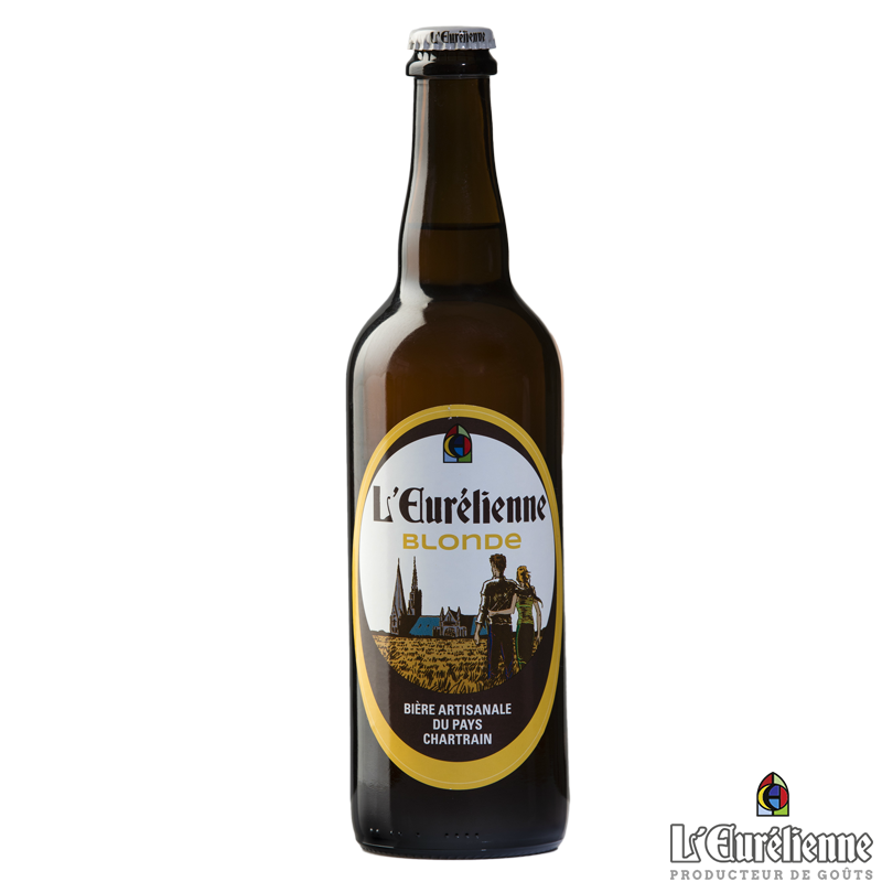Bière Blonde 75cl - Bières - Bière Blonde. Fabriqué par L'EURELIENNE à SOURS (Eure-et-Loir-28).