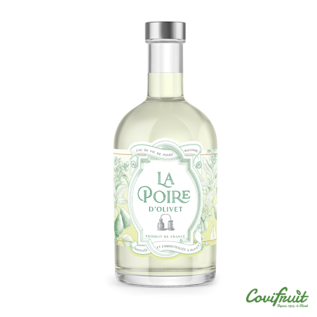 Eau de Vie de Poire d'Olivet 35cl 43° - Eaux de Vie - Le Fruit d'une sélection et d'une distillation Maîtrisée. Fabriqué par COVIFRUIT à OLIVET (Loiret-45).