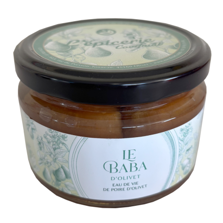 Baba d'Olivet 260Gr – Desserts – Mini baba à l'eau de vie de Poire. Fabriqué par Glosek Gourmet à Fleurance (Fleurance - Gers -32)