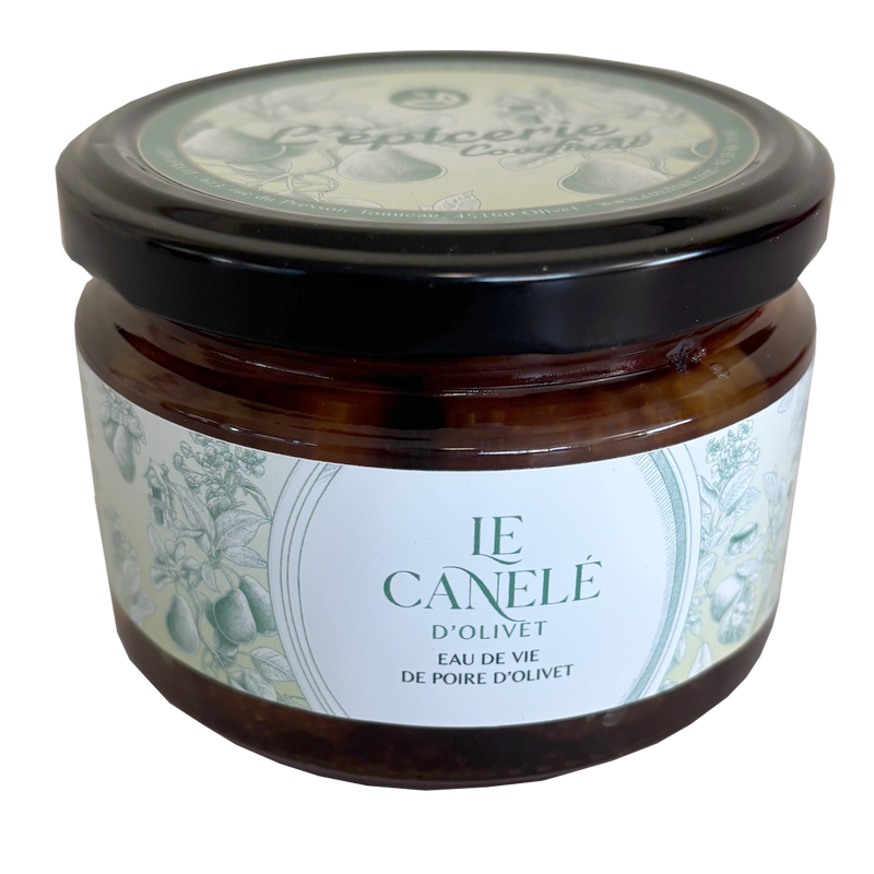 Canelé à l'eau de vie de poire 260Gr – Desserts – Mini canelé à l'eau de vie de Poire. Fabriqué par Glosek Gourmet à Fleurance (Fleurance - Gers -32)